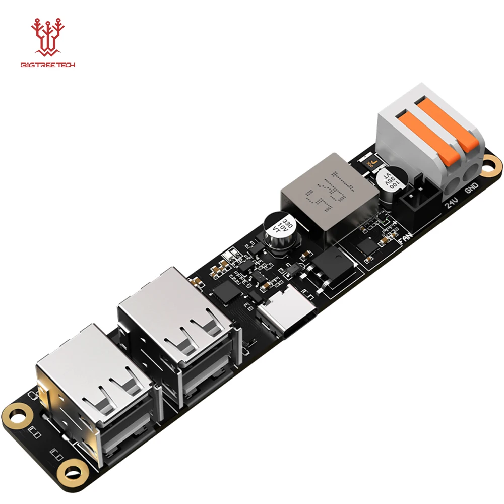 BIGTREETECH K Hub Power Supply Module Active Thermal Management USB Splitter Expander For Voron Klipper 3D Printer