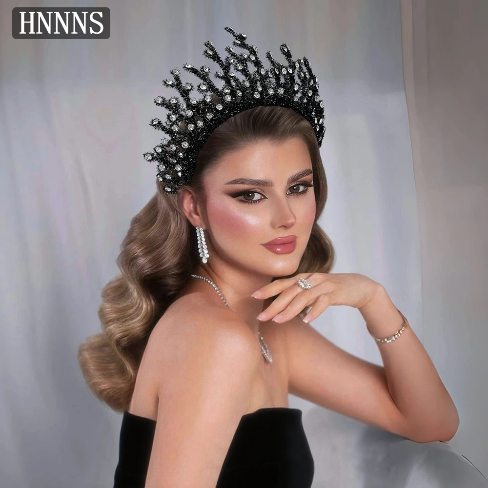 

TOPQUEEN Fashionable Women's Rhinestone Headband Handmade Suitable Brides Weddings Banquets Dances Party Hair Accessories YXA386