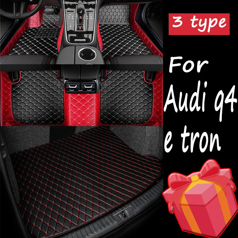 

Автомобильные коврики для Audi q4 e tron 2022, Прямая поставка, аксессуары для салона автомобиля, кожаные коврики, коврики, подкладки для ног