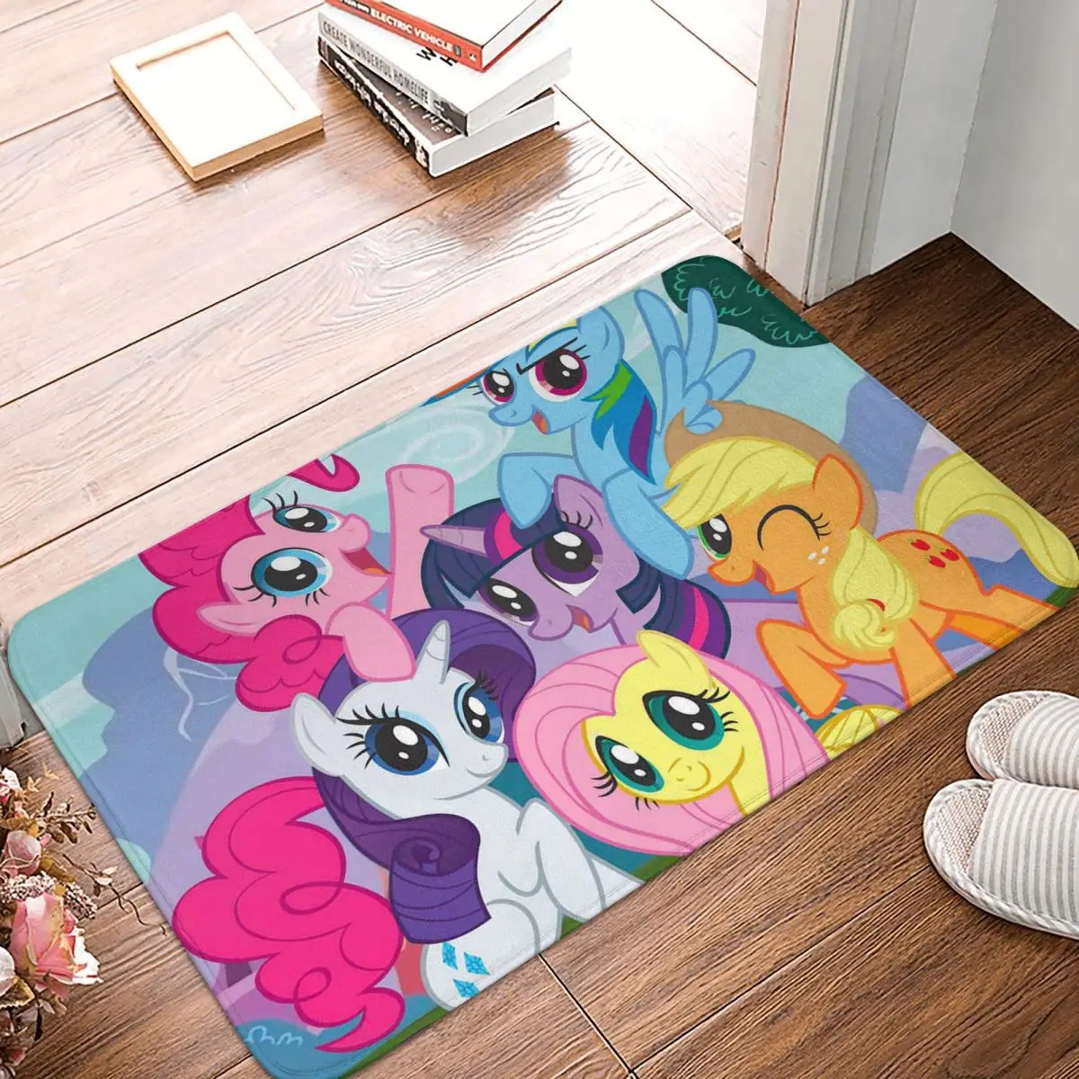 Pretty Eyes Kitchen Non-Slip Carpet My Little Pony Living Room Mat Welcome Doormat Floor Decoration Rug