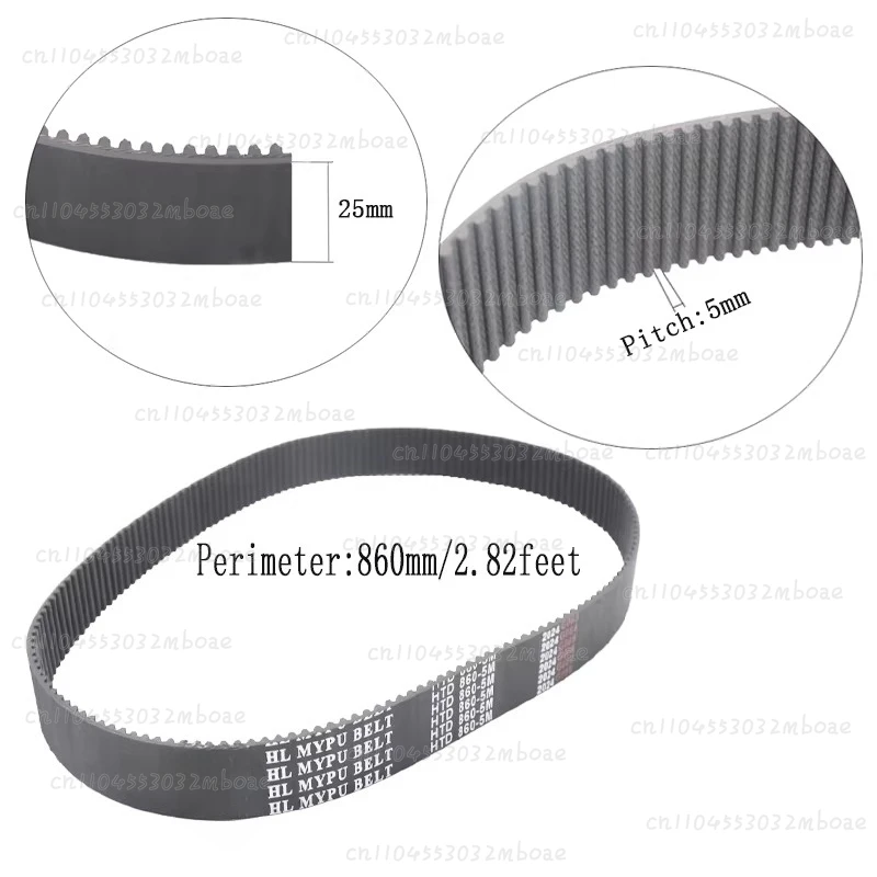 

Резиновый зубчатый ремень HTD440-5M/445/HTD450-5M/455/430/435 приводной/зубчатый