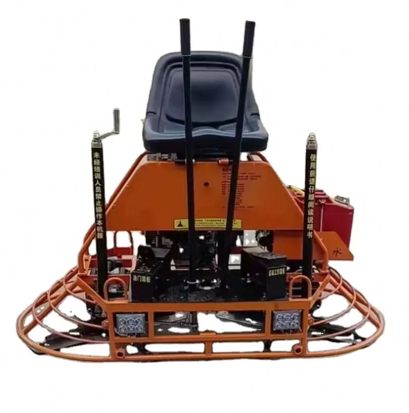 Factory  Engine Driven Concrete Polishing Machine, Gasoline Powered Smoothing Machine