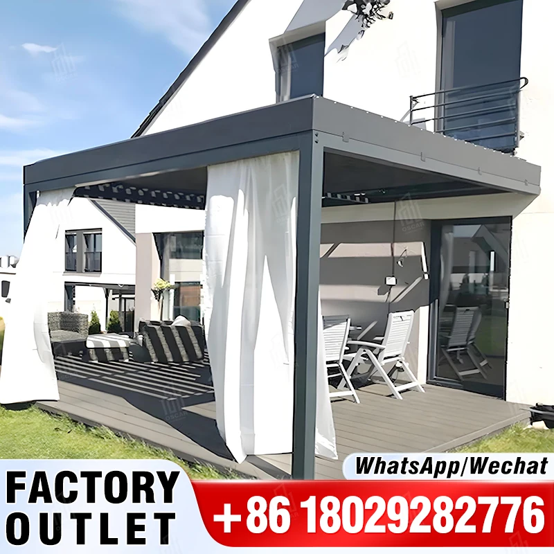 3X3 3X4 4X6m MINGYU America had the frist repurchase rate outdoor waterproof aluminium garden gazebos and pergola