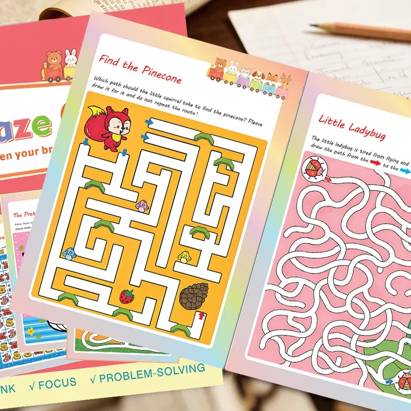 Maze Game Book for Kids: Sharpen Your Brain While Having Fun – Think, Focus & Problem-Solving Practice