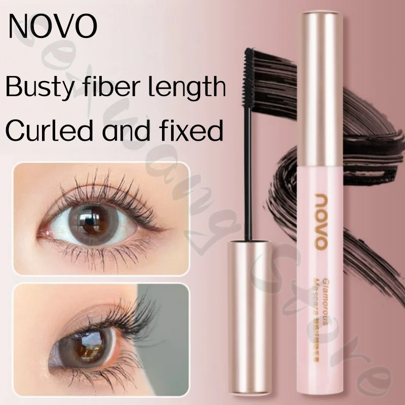 NOVO mascara primer waterproof natural curl thick and long-lasting styling is not easy to remove makeup and not irritating