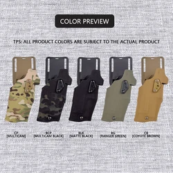 6354DO Holster For Glock 17 X300U-A QLS Adapter Leg Shroud Drop MHA Leg Strap Kit LSK 3-Hole Holster NCPE Negative Cant Plate