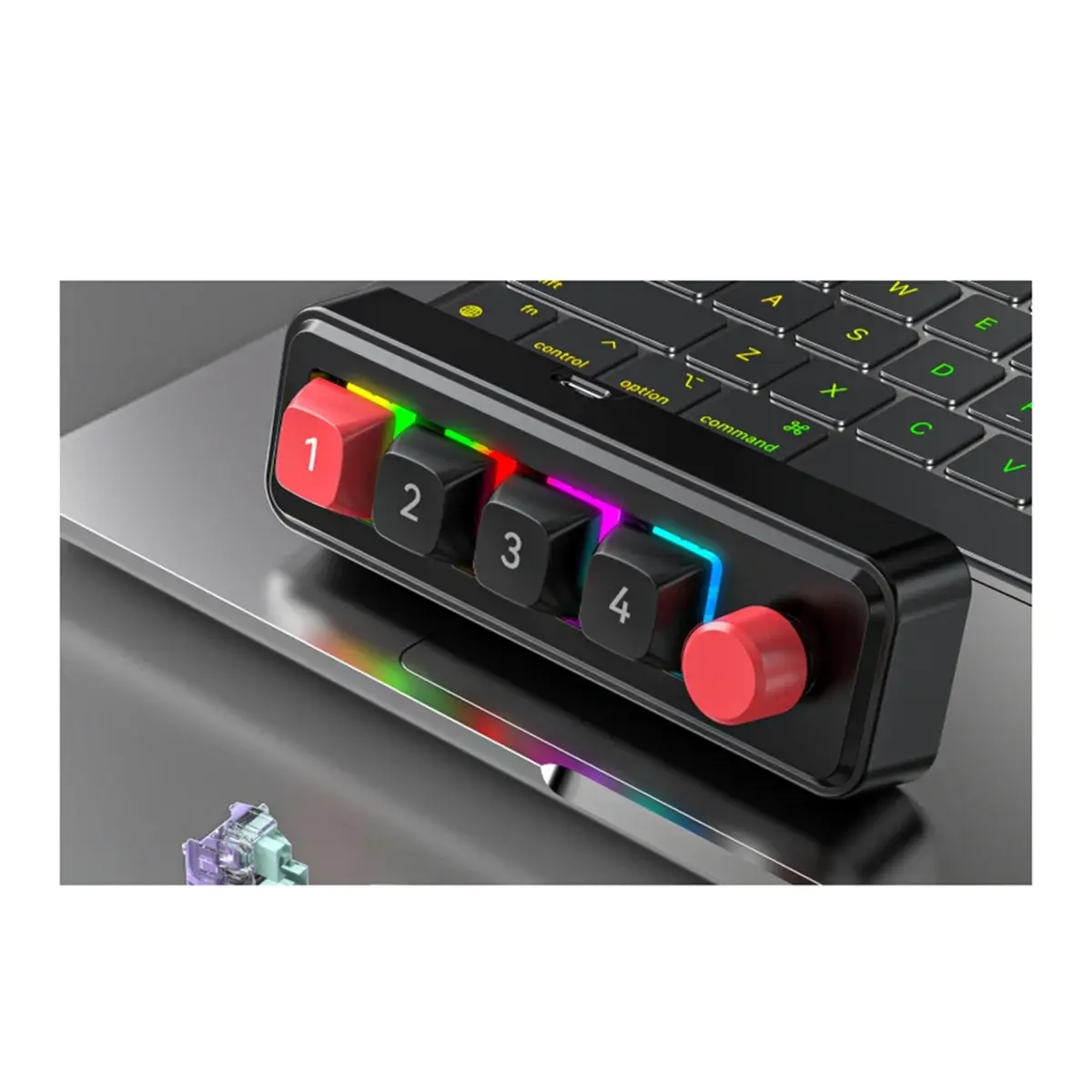 Macro programming interface on the keyboard