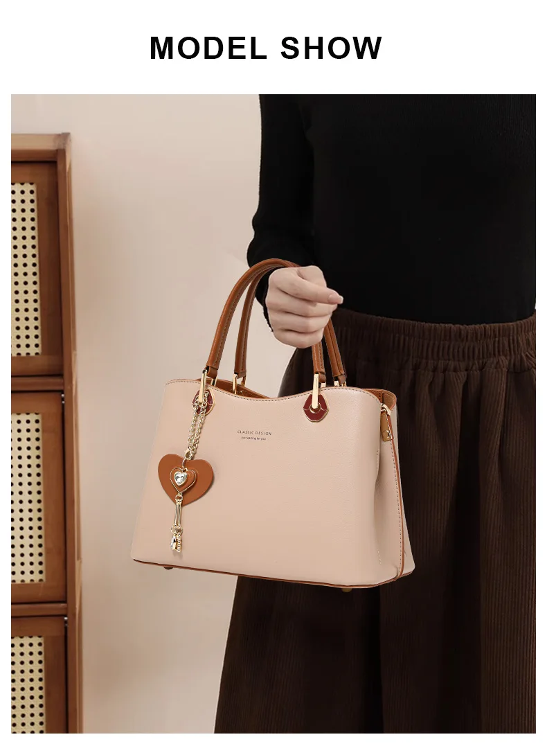 Aidrani Damen-Handtasche aus Echtleder 2026 Sommer Leichte Luxus-High-End-Umhängetasche für Geschäftszwecke – Detail 1