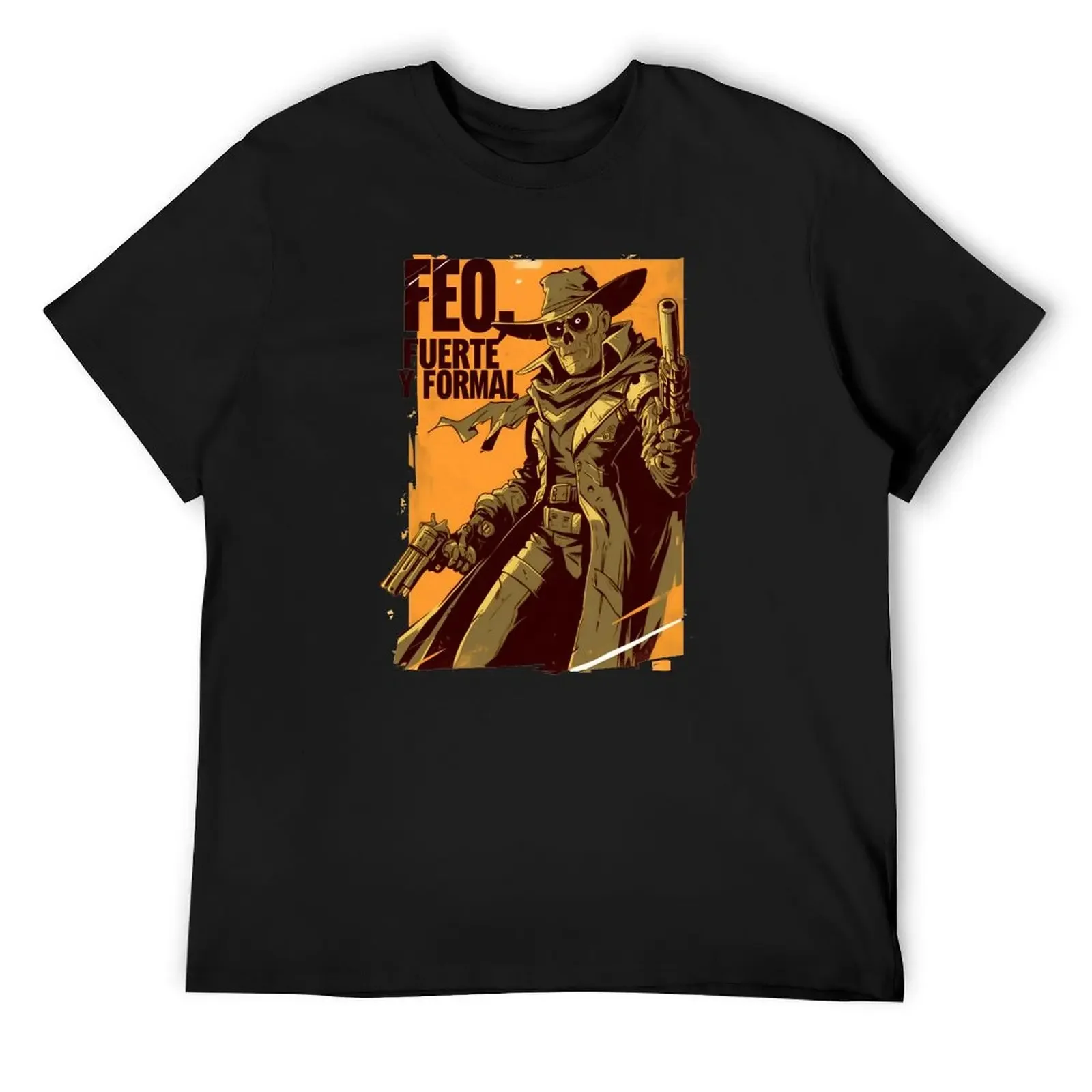 Feo, Fuerte y Formal - Gunslinger Ghoul - Post Apocalyptic T-Shirt Blouse cute clothes plus sizes clothing for men