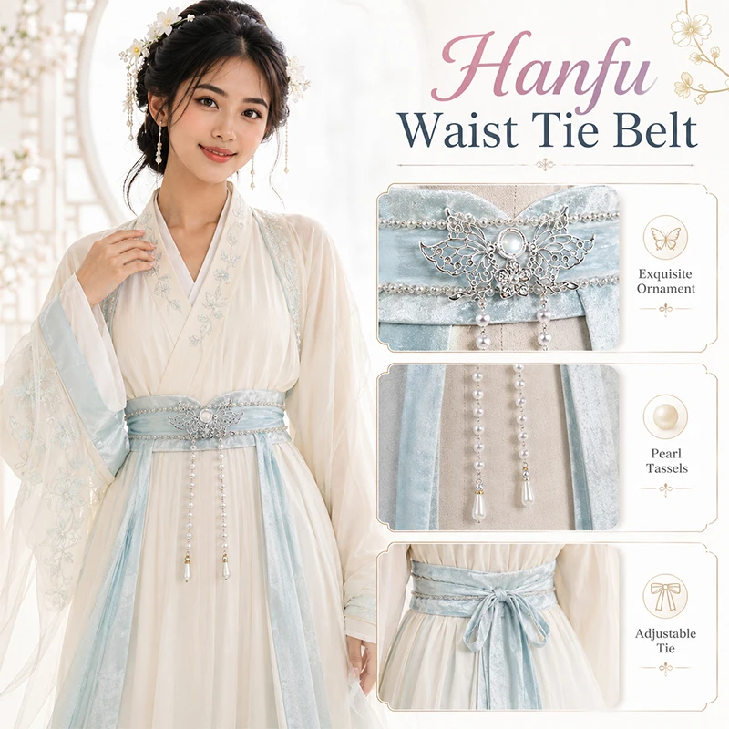 china-costume-film-and-television-drama-fairy-costume-women-sash-decorated-with-fringed-pearl-heroine-stage-cosplay-costume-belt