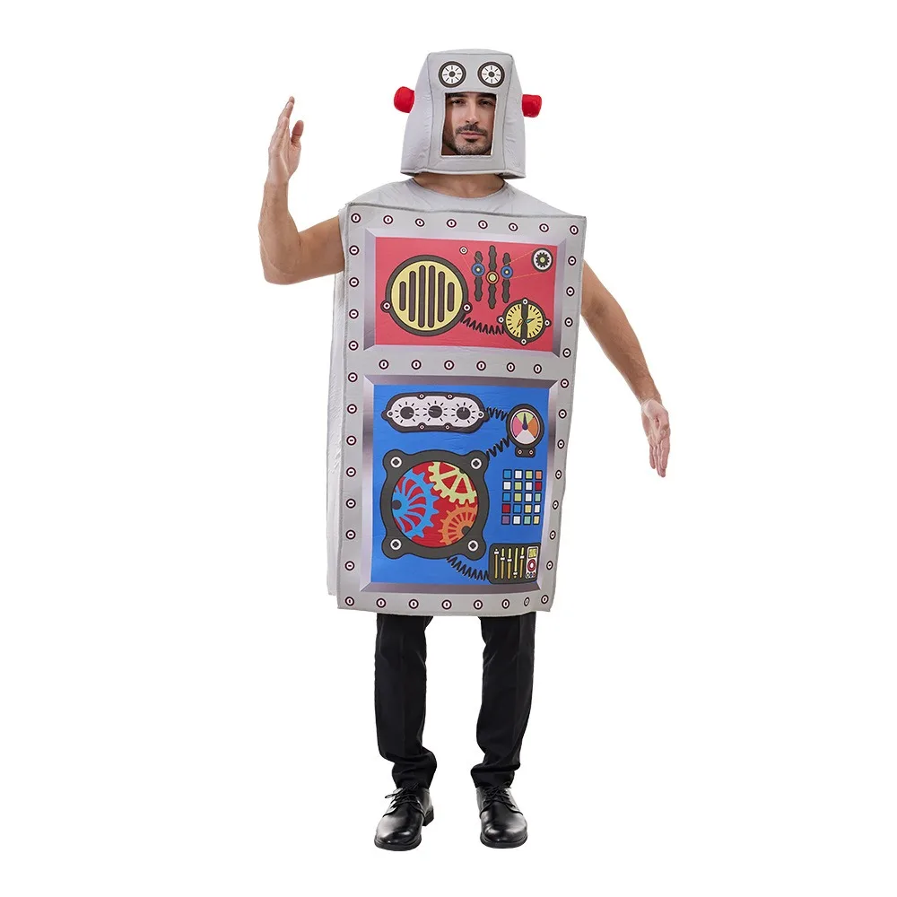 

Halloween new adult robot sponge costume alien Lego funny party costume fun role-playing costume