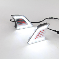 Car Flashing 1set For Toyota Hilux Vigo 2012 2013 2014 2015 LED DRL Daytime Running Light Daylight Super Bright lamp car Styling