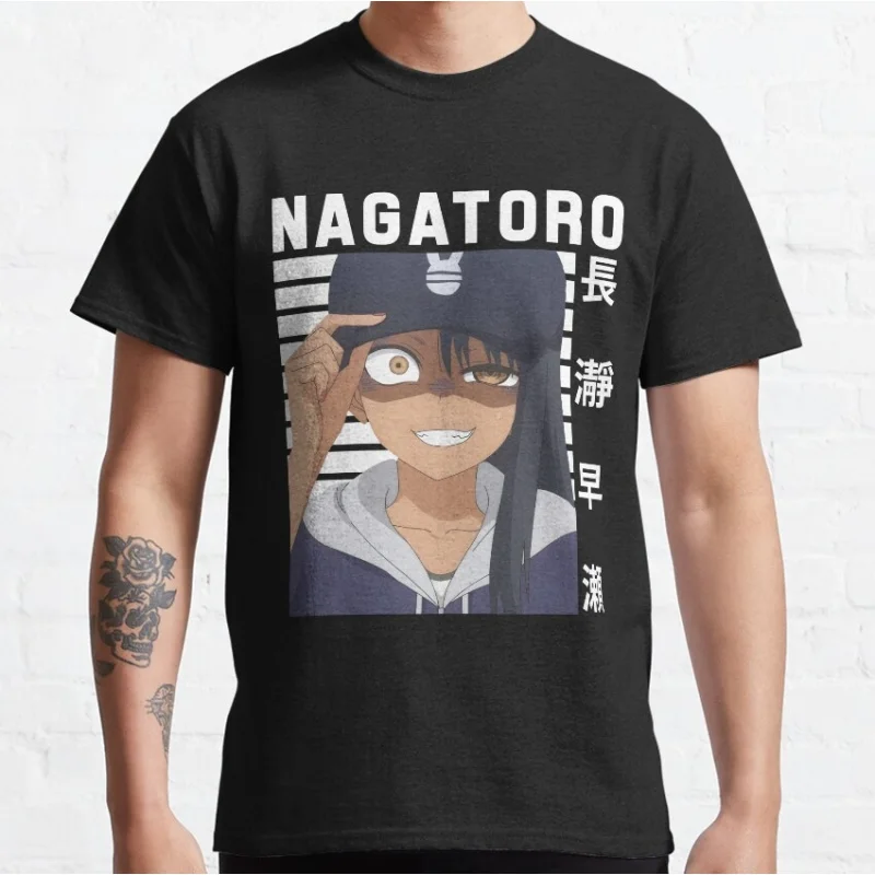 0503 Dont Toy With Me Nagatoro Hayase Gift for Anime lover 100% cotton Y2K clothes O -Neck Short Sleeve Graphic T-Shirt S-6XL