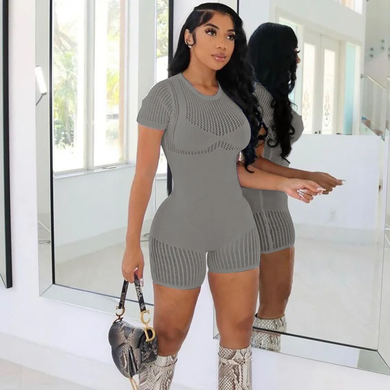 Bodysuits Causual Tummy Womens Shiny Bodycon Spring Unisex Modeladora Crewneck Snug Minimalist Sexy Beautiful Crotch Decorative