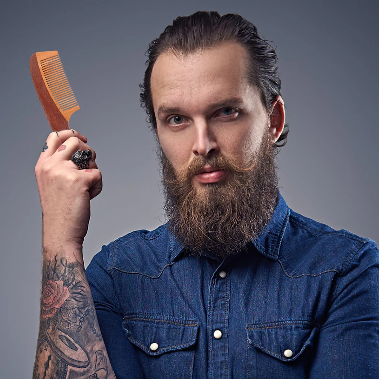 Pente para Barba Masculino de  - Beard Oil avaliação e preço