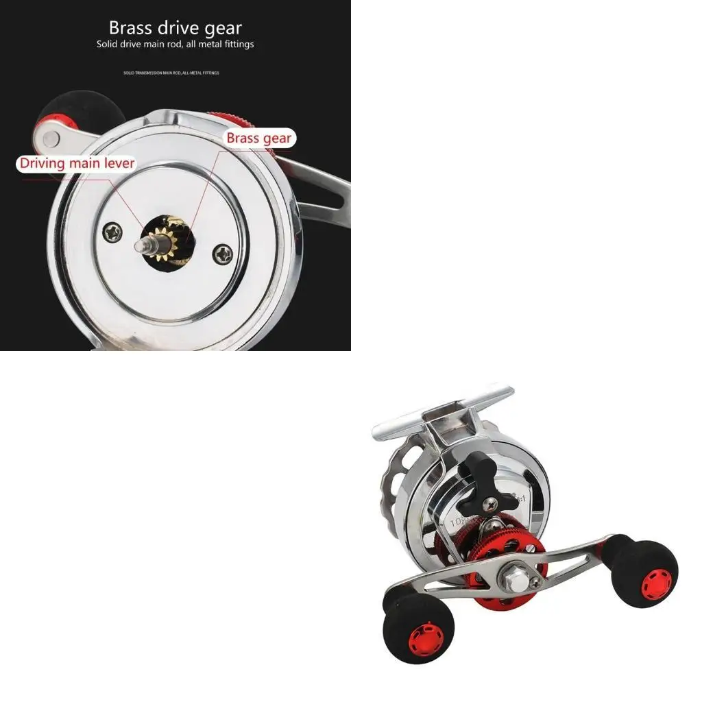 Y1UC FISHING REEL 3.6: 1 Altas velocidades balsas metal pesca corrosiones resistentes