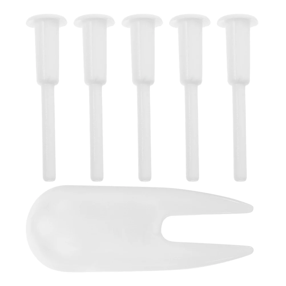 

Yoga Ball Handle Balls Replacement for Exercise Plug Kit Aids Pins Inflatable Adapter White Valve Plugs Fitness