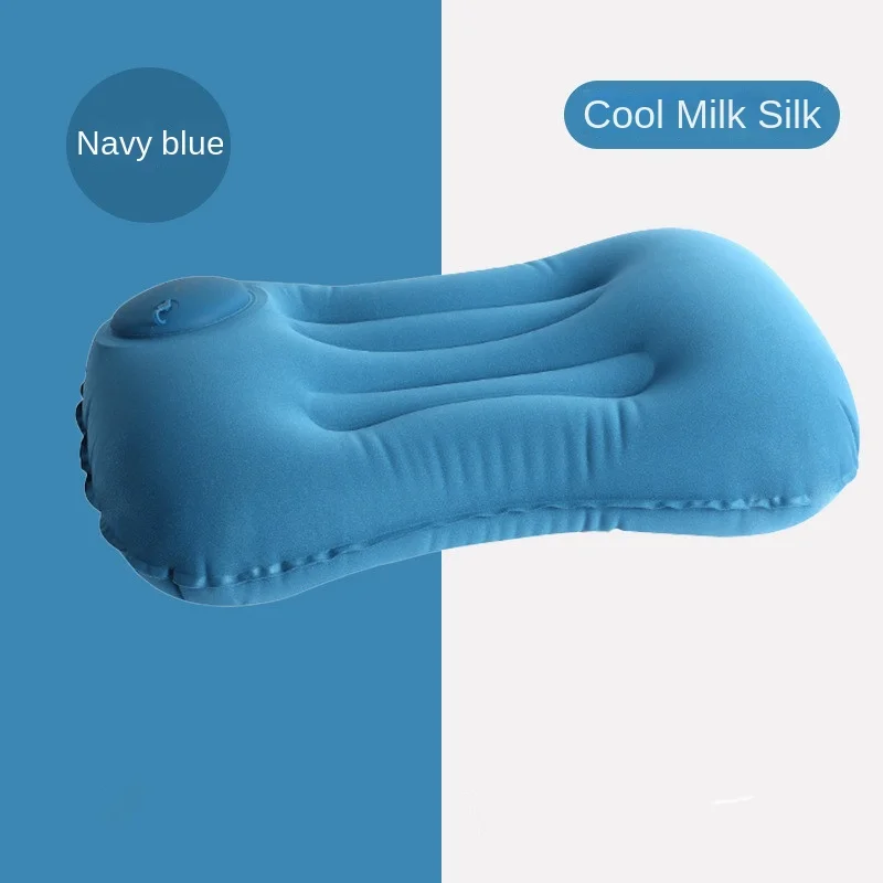 Travel Pillow Portable Foldable Outdoor Press Inflatable Sleep Pillow Aircraft Waist Cushion Sleep God