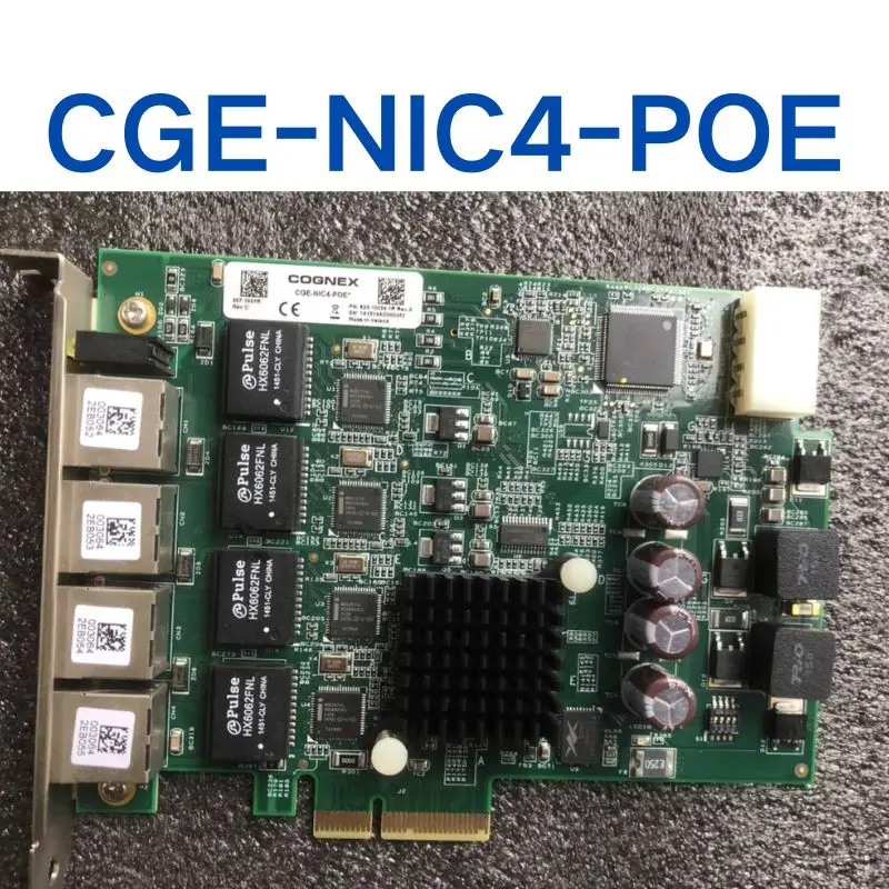 Used CGE-NIC4-POE Industrial Camera Capture Card tested OK and shipped quickly