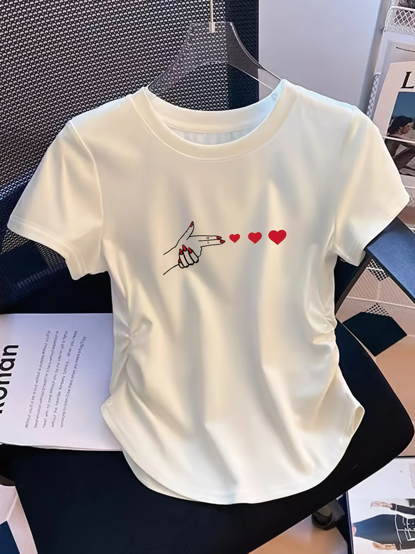 Summer Women's Women PARIS Italy Print T Shirt