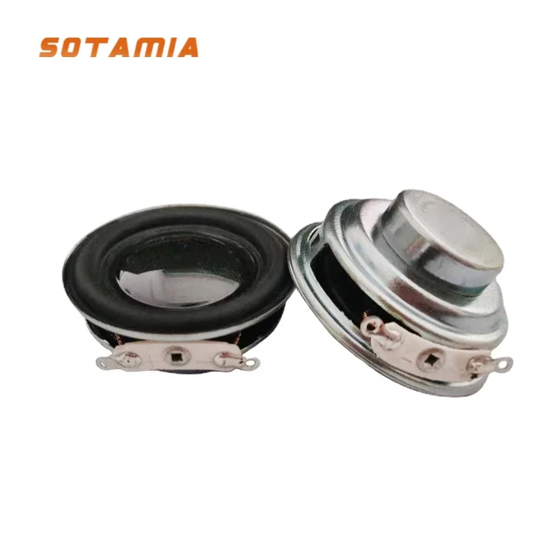 SOTAMIA 2Pcs 36MM Mini Speaker 4 Ohm 3-5W Full Range Audio Speaker Multimedia Sound Music Loudspeaker Home Theater