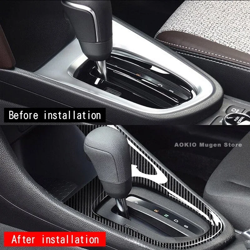 Center Console Gear Shift Panel Cover Trim Compatible for Toyota Yaris Interior Accessories 2023 2024 for Right Hand Drive