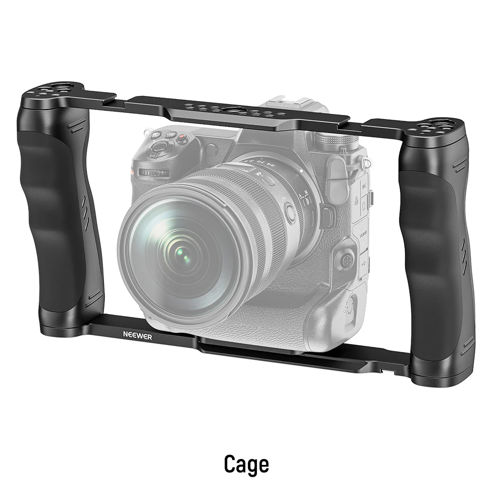 Neawer Universele Camerakooi & Top Handvat Met 3/8 "Arri Locating Kit Video Rig Camera Stabilisator Met Arca Type Basis