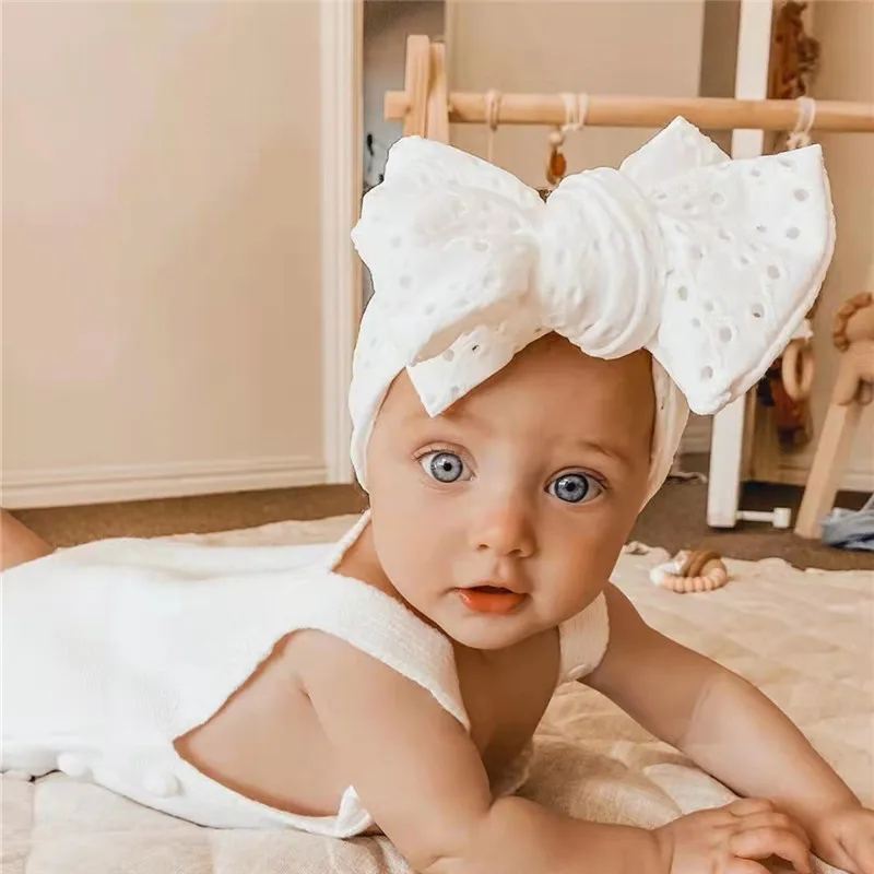 

Bow Baby Headband for Girls Bandeau Bebe Fille Kid Headwear Mesh Toddlar Turban Baby Girl Elastic Headwrap Baby Hair Accessories