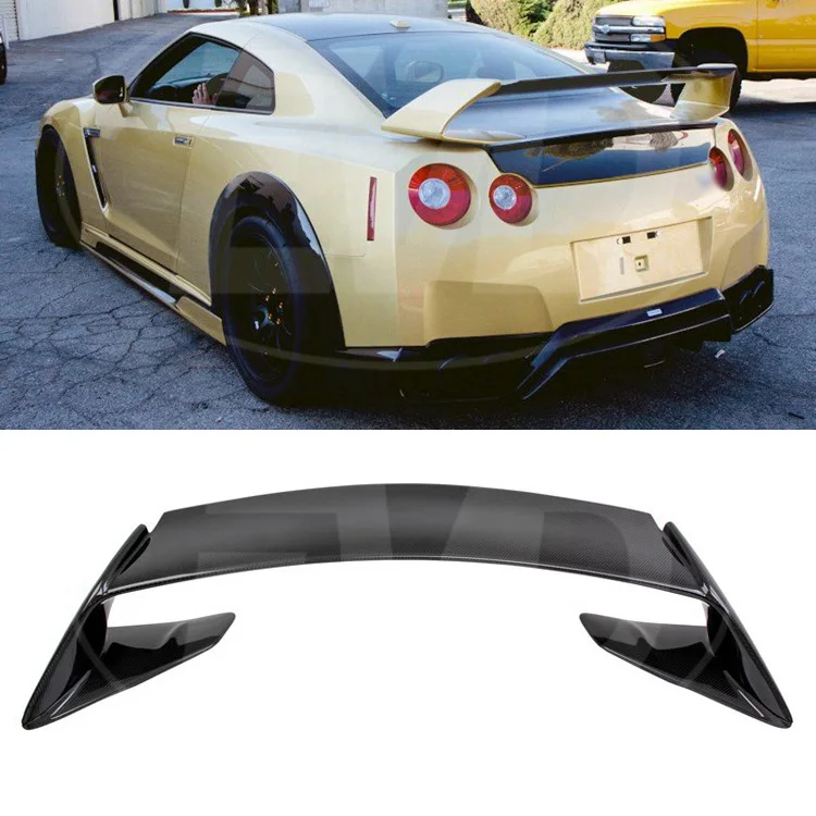 

T-KAIRA STYLE CARBON FIBER REAR SPOILER for 2008-2016 NISSAN GTR R35