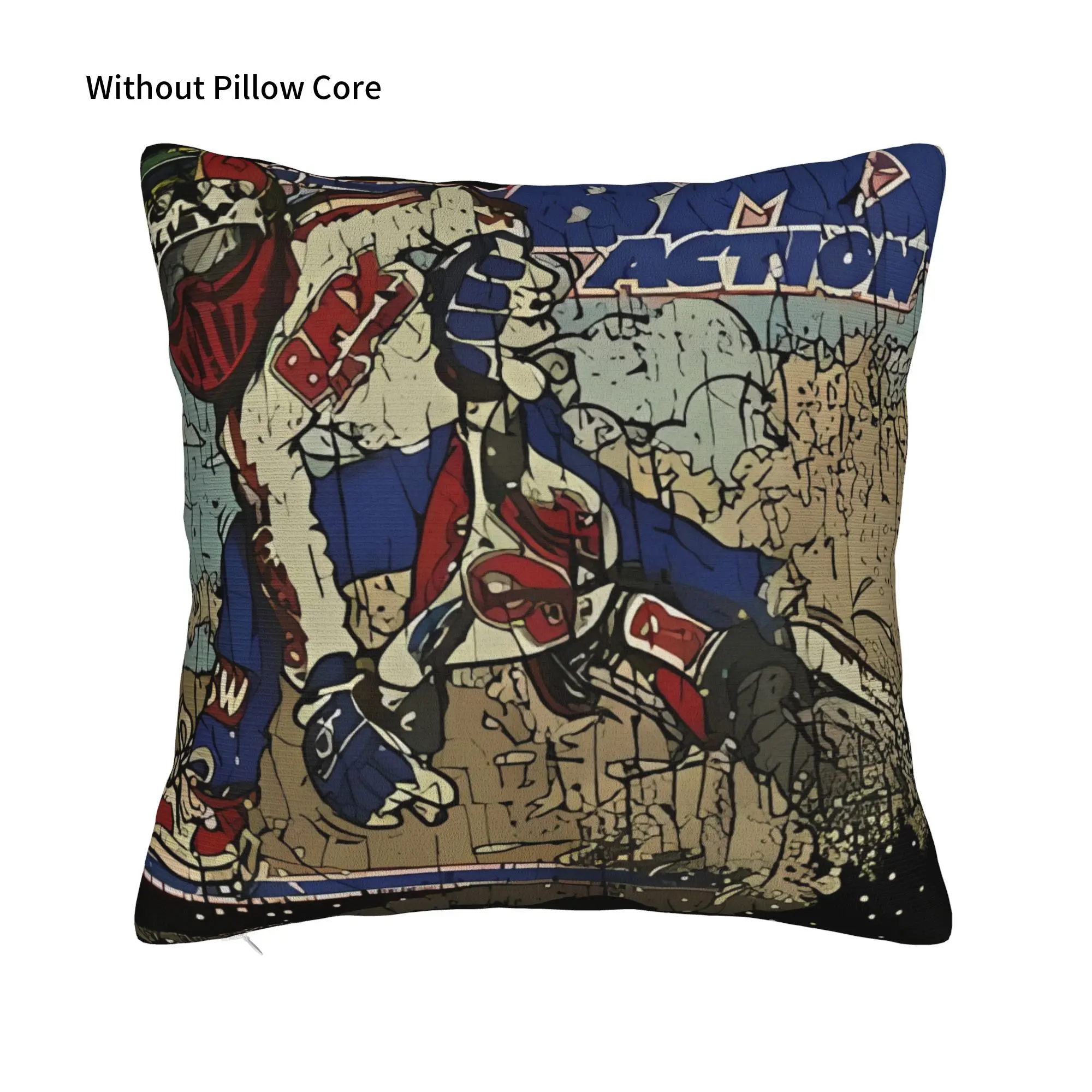 BMX Action Test Pilot 1982 For Porch Patio Couch Sofa Living Room Outdoor Pillowcases BMX Racing Pillow Cover Soft Durable