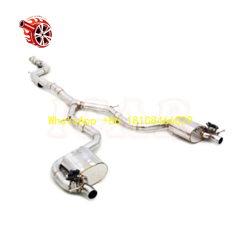 

High-Performance Exhaust System Remote Control 304 Valve Muffler Stainless Steel
