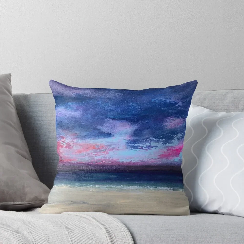 Purple Skies, Outer Hebrides, Scotland Throw Pillow Luxury Sofa Cushions Ornamental Pillow New year pillow