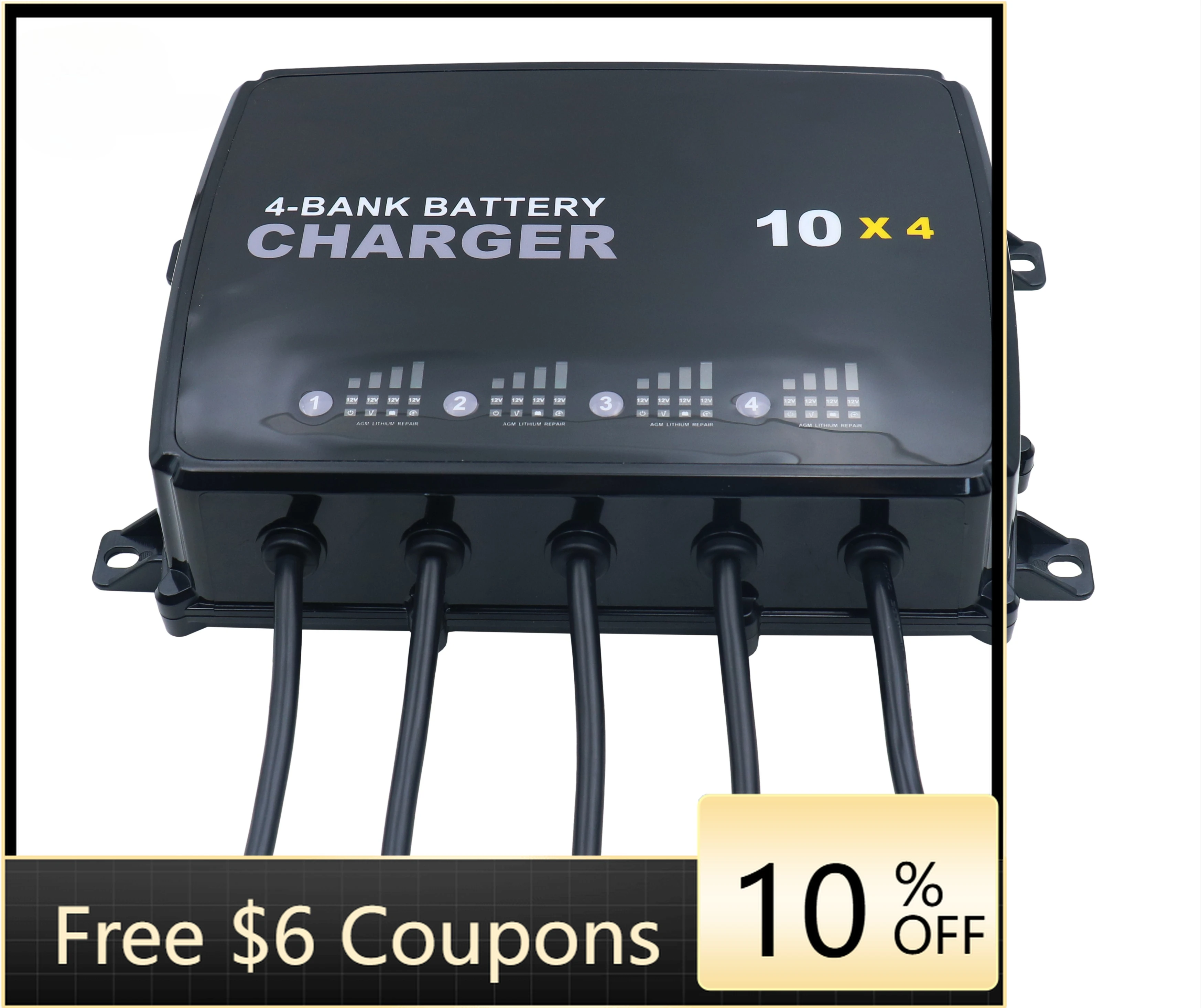 

STLF high qualityHigh Quality Portable Lifepo4 Battery Charger 12V Lithium Ion Charger with Four Outputs for Car/Vehicle/Forklif