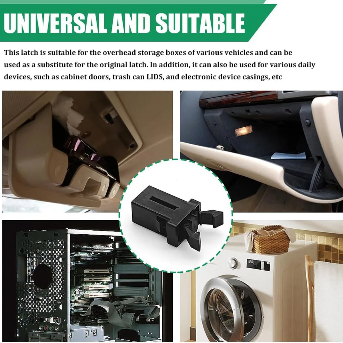 10/20/50Pcs Overhead Console Latch Replacement Car Sunglasses Holder For Most Trash Par Safe Push Touch Latch Trash Can Spring