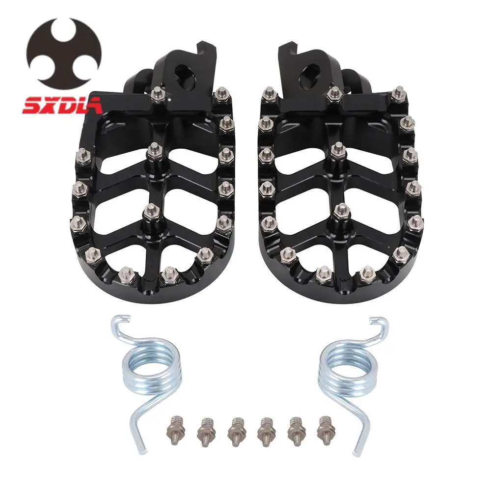 Footrest Footpegs Rests Pedals For Honda CR125 CR250 CRF150 CRF250 CRF300 CRF450 CRF1000 CRF1100L Kawasaki KX250F KX450F KLX450R image 6