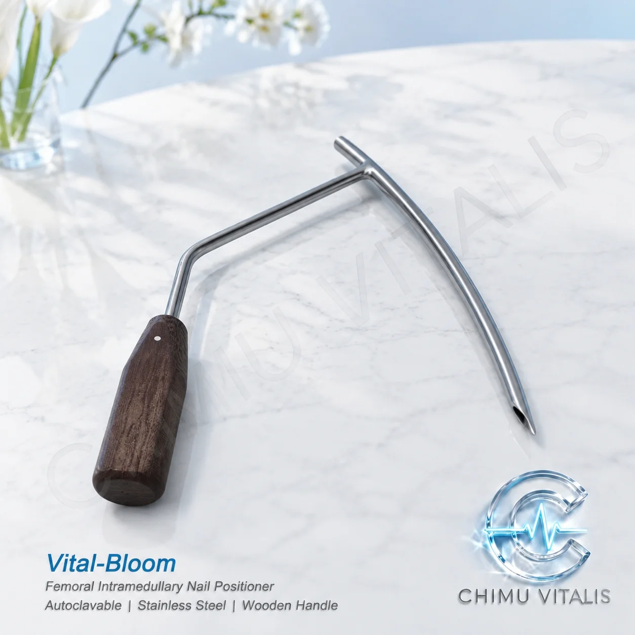 【CHIMU VITALIS】Stainless Steel Intramedullary Nail Locator, Precision Opening Tool