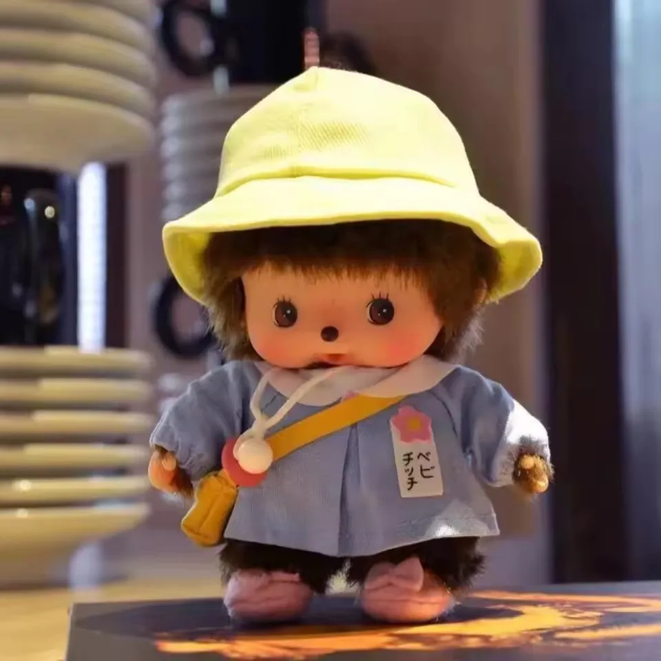 15 سنتيمتر طفل DIY قرد لطيف Kawaii أفخم دمية لينة سوبر حقيبة مدرسية قلادة المفاتيح محشوة الحيوان فيلم دمية هدية عيد ميلاد
