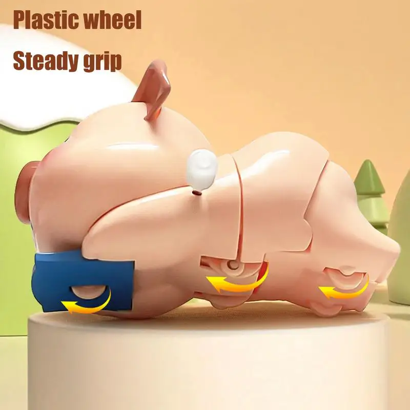 Wind-up Animals toys for Baby Crawling Guide Toys clockwork Pig/puppy Toddler early education dolls Learning Exercise Toys