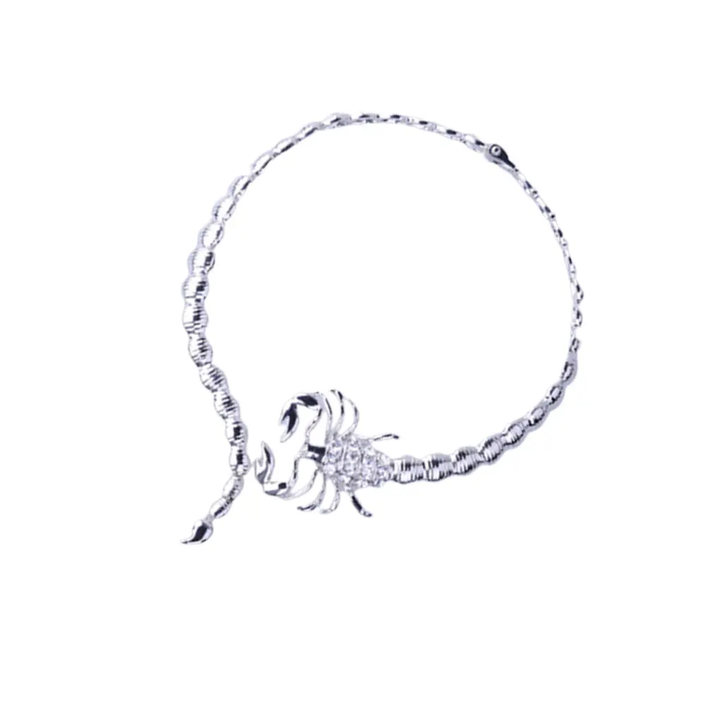 

1pc Alloy Rhinestone Necklace Foldable Delicate Choker Elegant Design Women'S Delicate Neck Chain Jewelry Gift White