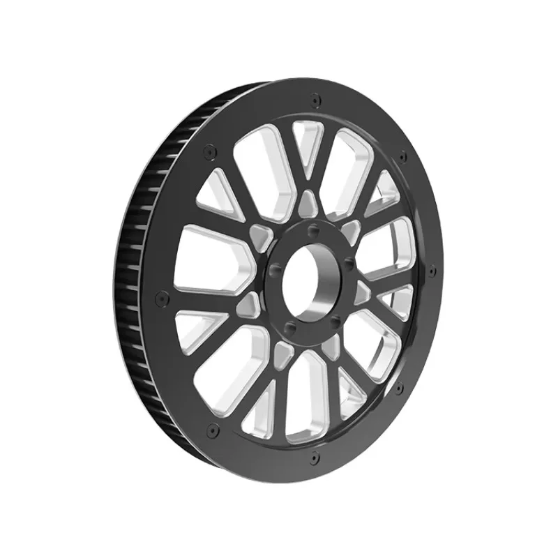 Aluminum T60-61 CNC Technology Outer Rear Drive Belt Pulley Insert 70T for 1999 Twin Cam Models Motorcycle Gear