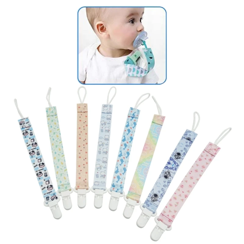 C9GB Safe & Durable Pacifier Leash with Adjustable Length Easy to Use Pacifier Chain