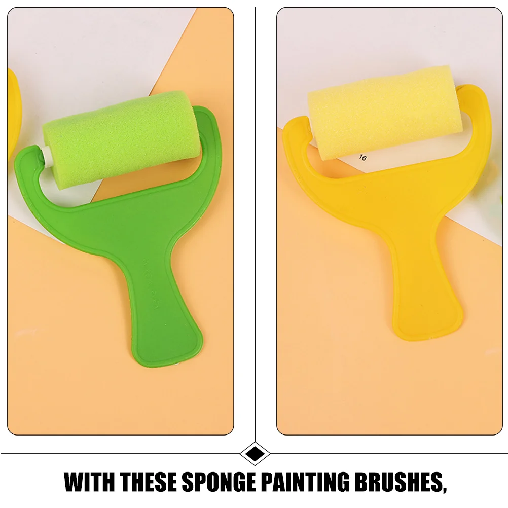 Roller Brush Painting Sponge DIY Tool Doodling Sponges for Rollers Kit Drawing Foam