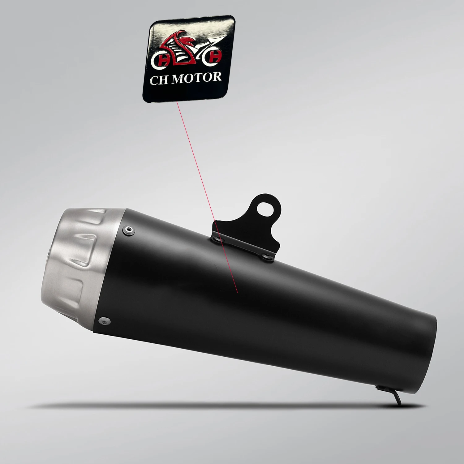 

Универсальный 60-миллиметровый глушитель мотоцикла Escape Moto с DB Killer накладной для GSX8S CB400F MT03 DUKE1290 NSS750 CH MOTOR