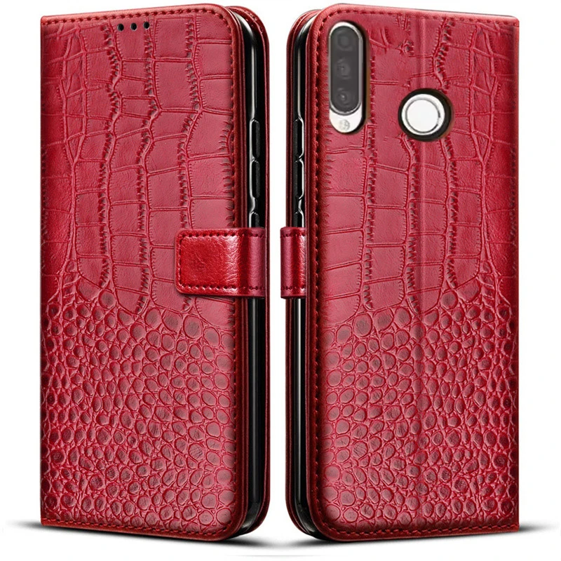 Funda de cuero con tapa magnética de lujo para Huawei P30 P20 P10 P9 Plus P8 Lite 2017 P40 Lite E 5G P50 P60 Pro, funda tipo billetera con tapa