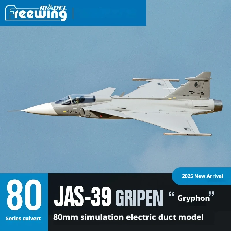 Flying Wing Rc 80mm série Jas-39 code "Gryphon" modèle de navette spatiale simulée jouet d'avion électrique rapide à haute Altitude