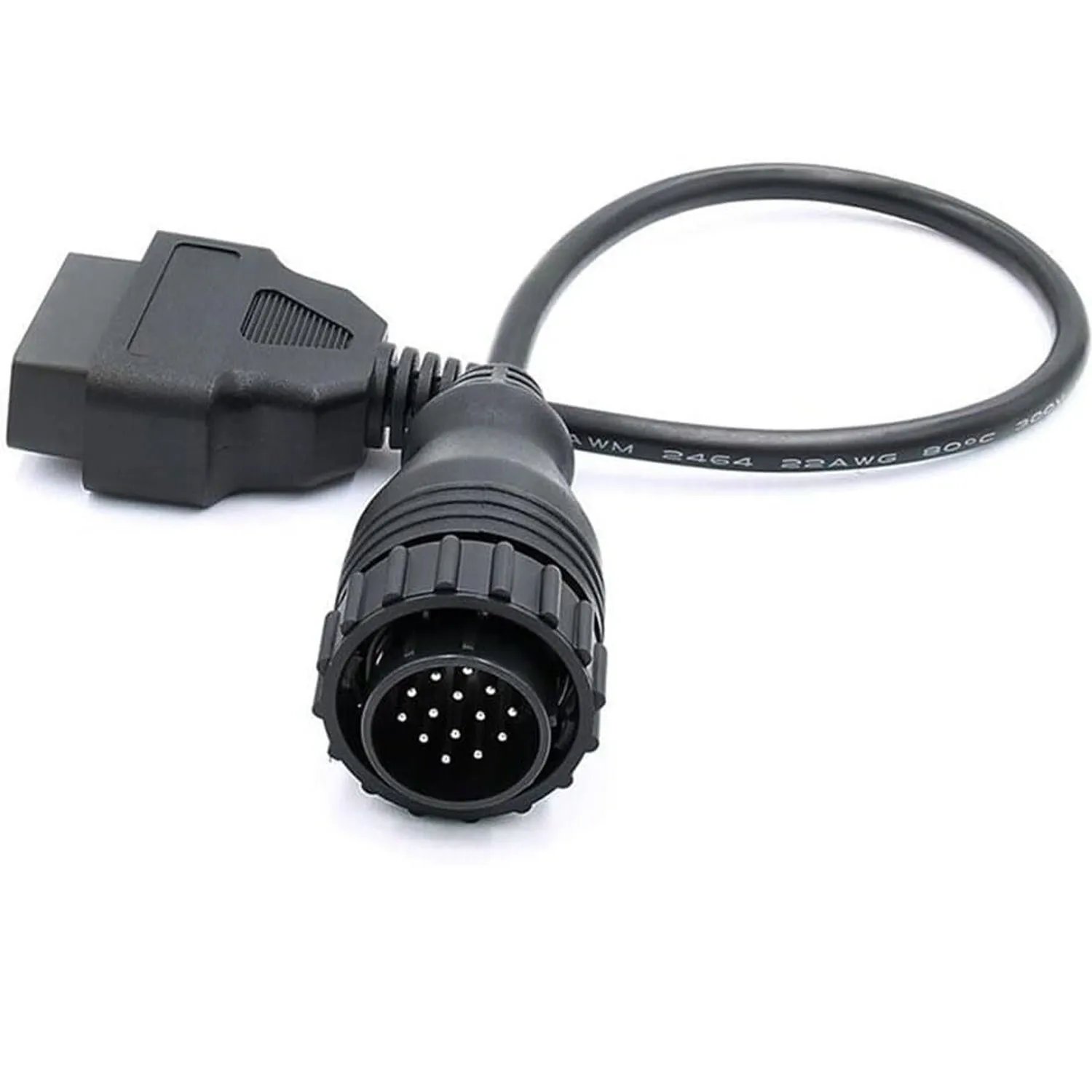 14Pin to 16Pin OBD2 Diagnostic Cable Replace for Mercedes Benz Sprinter Truck Van OBDII Adapter Connector Scanner Interface Cord