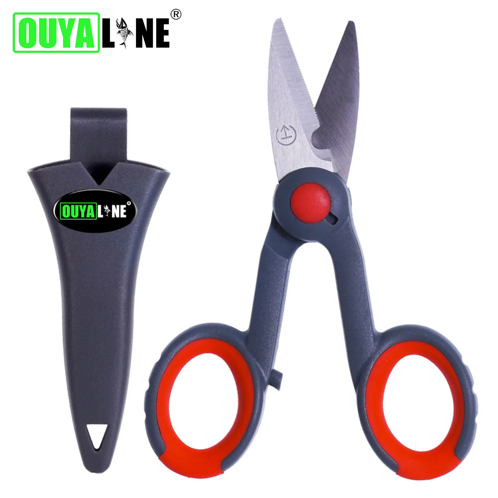 

New Electrician Portable Fishing Scissor 420 Stainless Steel Cut PE Line Braid Line Cutter Pliers Carp Fishing Tools Accessories