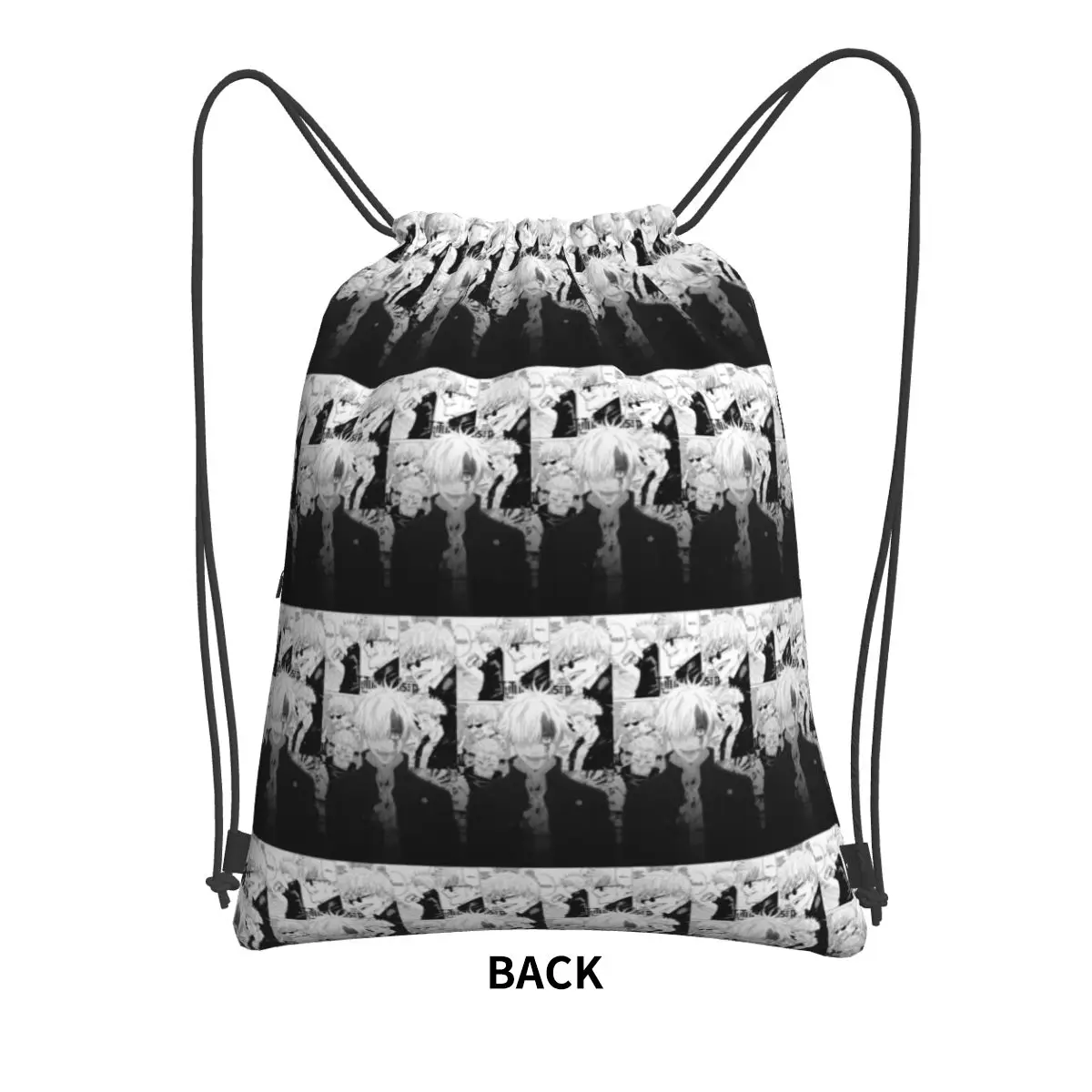 JJK Anime Gojo Satoru Jujutsu Kaisen Backpacks Casual Drawstring Bags Storage Bag Book Bags for Man Woman Students