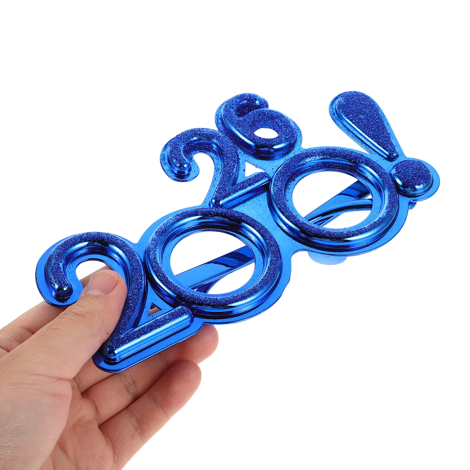 

4 Pcs Party Decoration Glasses Photo Booth Props New Year Eve Eyeglasses Funny for Plastic