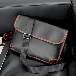 Bolso cruzado de gran tamaño a la moda para hombre, bolso de hombro de diseño de marca de lujo para hombre, bandolera cruzada, bolso de hombro para montar en la espalda